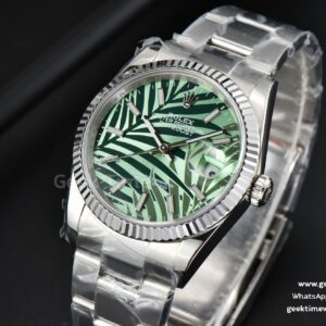 DateJust 36MM BPF Green Plam Dial Oyster Bracelet A2824