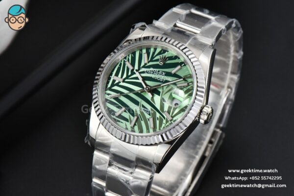 DateJust 36MM BPF Green Plam Dial Oyster Bracelet A2824