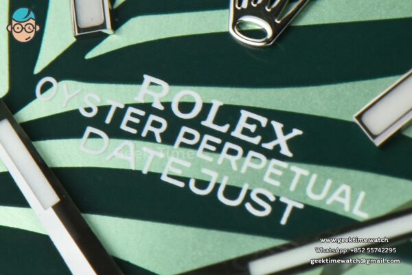 DateJust 36MM BPF Green Plam Dial Oyster Bracelet A2824 - Image 3