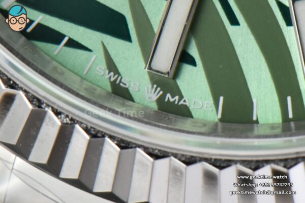 DateJust 36MM BPF Green Plam Dial Oyster Bracelet A2824 - Image 6