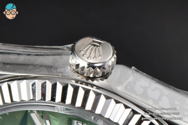 DateJust 36mm BPF Green Plam Dial Jubilee Bracelet A2824 - Image 14
