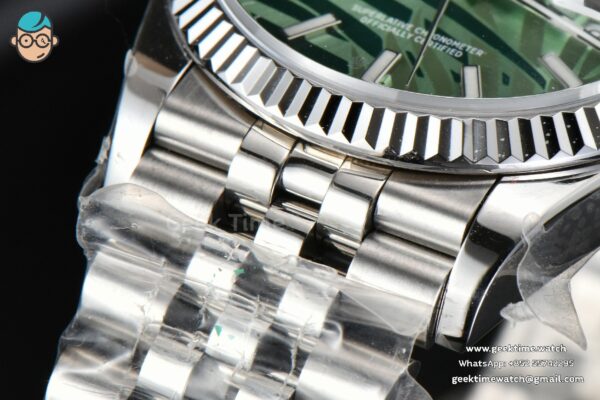 DateJust 36mm BPF Green Plam Dial Jubilee Bracelet A2824 - Image 15