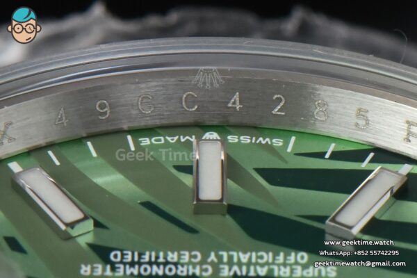 DateJust 36mm BPF Diamond Green Plam Dial Jubilee Bracelet A2824 - Image 11