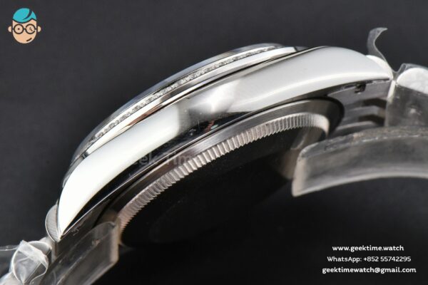 DateJust 36mm BPF Diamond Wimbledon Gray Dial Green Roma Marker Jubilee Bracelet A2824 - Image 16
