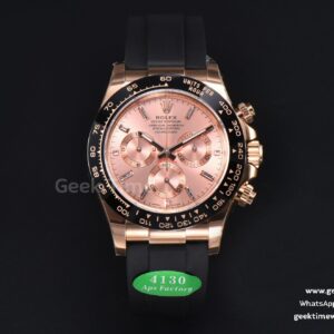 Daytona 116515 RG APSF RG Dial Ceramic Bezel Diamond Marker Oysterflex Strap Tungsten Version SH4130