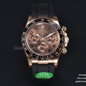 Daytona 116515 RG APSF Brown Dial Ceramic Bezel Digital Marker Oysterflex Strap Tungsten Version SH4130