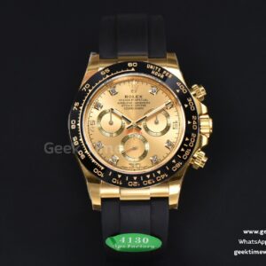 Daytona 116518 YG APSF YG Dial Ceramic Bezel Diamond Marker Oysterflex Strap Tungsten Version SH4130