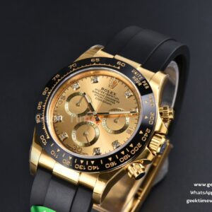 Daytona 116518 YG APSF YG Dial Ceramic Bezel Diamond Marker Oysterflex Strap Tungsten Version SH4130