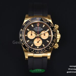 Daytona 116518 YG APSF Black/YG Dial Ceramic Bezel Red Hand Oysterflex Strap Tungsten Version SH4130