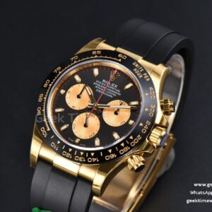 Daytona 116518 YG APSF Black/YG Dial Ceramic Bezel Red Hand Oysterflex Strap Tungsten Version SH4130