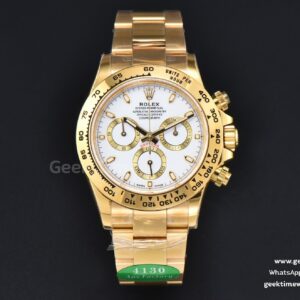 Daytona 116508 YG APSF White Dial Lume Marker YG Bracelet SH4130