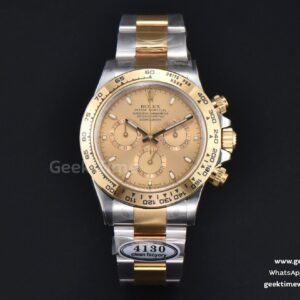 Daytona 116503 YG/SS Clean Factory CF YG Dial Lume Marker YG/SS Bracelet 4130