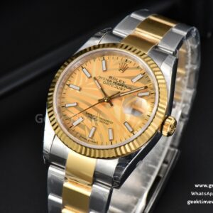 DateJust 36MM YG/SS EWF YG Plam Dial Oyster Bracelet A3235