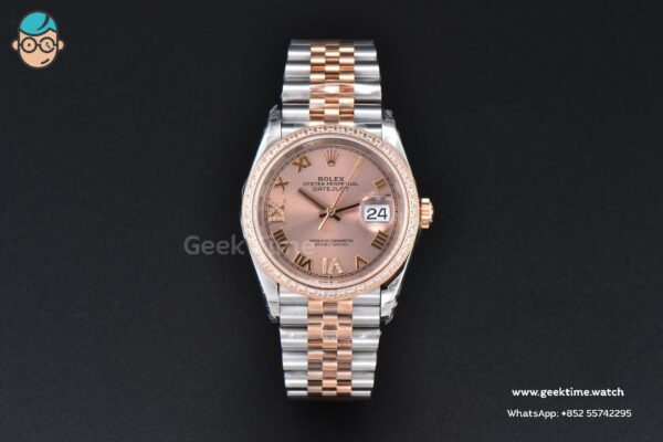 DateJust 36mm 126231 VSF RG/SS Diamond RG Dial Diamond Roma Marker Jubilee Bracelet VS3235 - Image 2