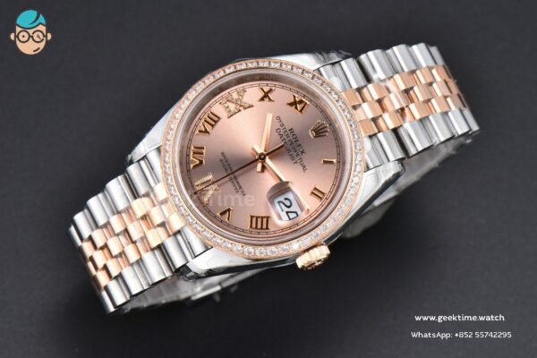 DateJust 36mm 126231 VSF RG/SS Diamond RG Dial Diamond Roma Marker Jubilee Bracelet VS3235 - Image 3