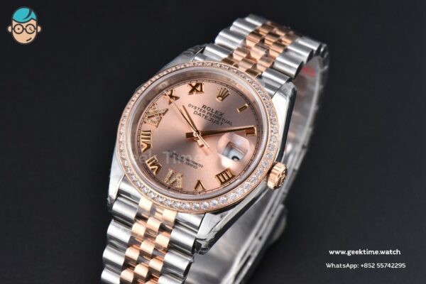 DateJust 36mm 126231 VSF RG/SS Diamond RG Dial Diamond Roma Marker Jubilee Bracelet VS3235