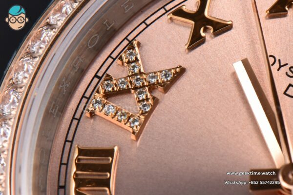 DateJust 36mm 126231 VSF RG/SS Diamond RG Dial Diamond Roma Marker Jubilee Bracelet VS3235 - Image 4