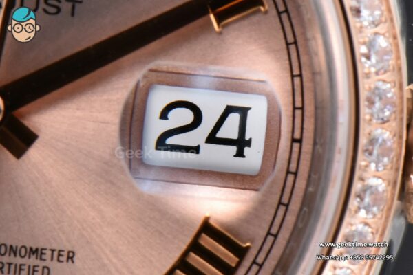 DateJust 36mm 126231 VSF RG/SS Diamond RG Dial Diamond Roma Marker Jubilee Bracelet VS3235 - Image 7