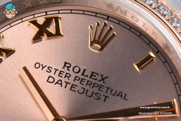 DateJust 36mm 126231 VSF RG/SS Diamond RG Dial Diamond Roma Marker Jubilee Bracelet VS3235 - Image 8