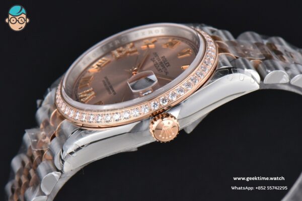 DateJust 36mm 126231 VSF RG/SS Diamond RG Dial Diamond Roma Marker Jubilee Bracelet VS3235 - Image 9