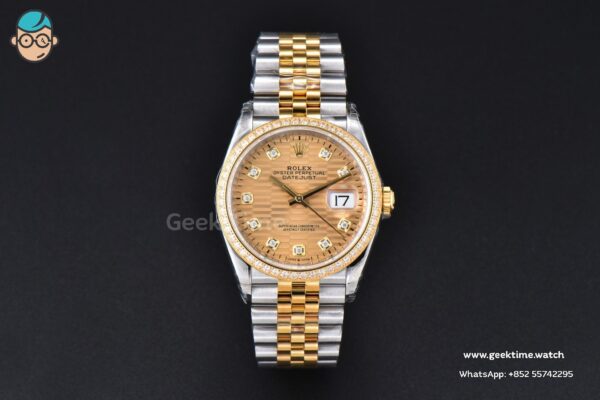 DateJust 36mm 126233 VSF YG/SS Diamond YG Motif Dial Diamond Marker Jubilee Bracelet VS3235 - Image 2
