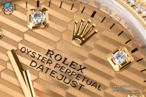 DateJust 36mm 126233 VSF YG/SS Diamond YG Motif Dial Diamond Marker Jubilee Bracelet VS3235 - Image 4