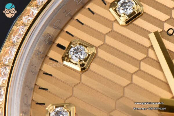 DateJust 36mm 126233 VSF YG/SS Diamond YG Motif Dial Diamond Marker Jubilee Bracelet VS3235 - Image 5