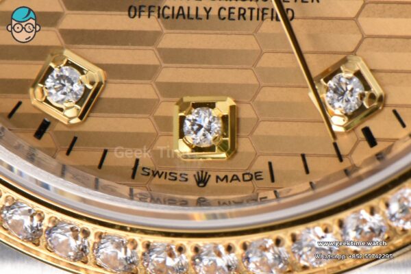 DateJust 36mm 126233 VSF YG/SS Diamond YG Motif Dial Diamond Marker Jubilee Bracelet VS3235 - Image 7