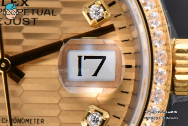 DateJust 36mm 126233 VSF YG/SS Diamond YG Motif Dial Diamond Marker Jubilee Bracelet VS3235 - Image 8