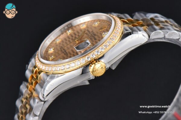 DateJust 36mm 126233 VSF YG/SS Diamond YG Motif Dial Diamond Marker Jubilee Bracelet VS3235 - Image 12