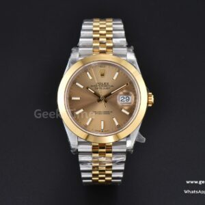 DateJust 41mm 126303 VSF YG/SS YG-Zifferblatt glatte Lünette Jubilee-Armband VS3235