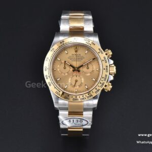 Daytona 116503 40mm Clean CF YG/SS YG Stick Dial Oyster Bracelet A4130