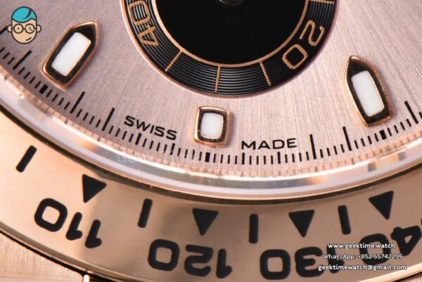 Daytona 116505 RG APSF RG Dial Lume Marker RG Bracelet SH4130 - Image 8
