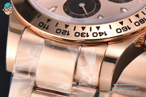 Daytona 116505 RG APSF RG Dial Lume Marker RG Bracelet SH4130 - Image 9