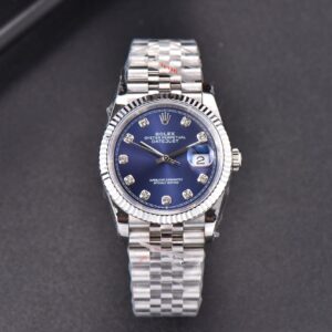 DateJust 36mm SS GMF Blue Dial Diamond Marker Jubilee Bracelet VR3235
