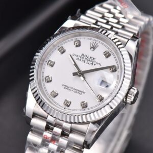 DateJust 36mm SS GMF White Dial Diamond Marker Jubilee Bracelet VR3235