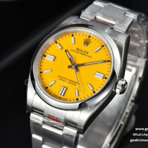 Oyster Perpetual 126000 36mm EWF Yellow Dial SS Bracelet A3230