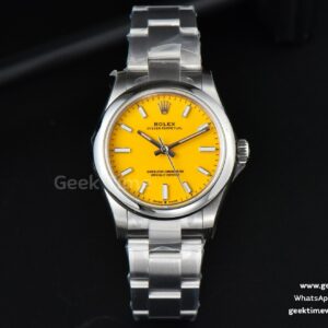 Oyster Perpetual 277200 31mm EWF Yellow Dial SS Bracelet A3230