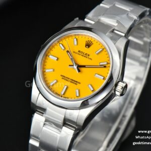 Oyster Perpetual 277200 31mm EWF Yellow Dial SS Bracelet A3230