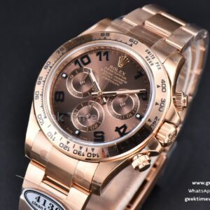 Daytona 116515 RG Clean CF 40MM Brown Dial Digital Marker RG Bracelet 4130