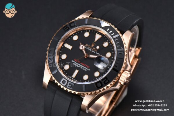 Yacht-Master 126622 ARF 40MM RG Black Ceramic Bezel Oysterflex Strap VR3235