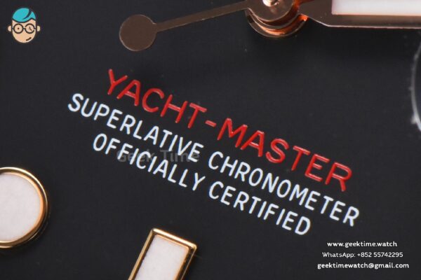 Yacht-Master 126622 ARF 40MM RG Black Ceramic Bezel Oysterflex Strap VR3235 - Image 5