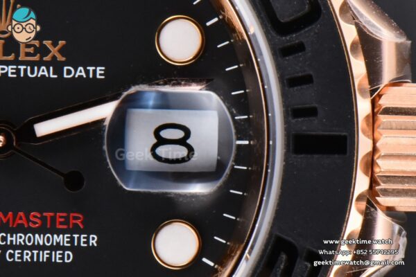 Yacht-Master 126622 ARF 40MM RG Black Ceramic Bezel Oysterflex Strap VR3235 - Image 8