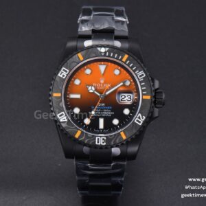 Submariner DIW DLC VSF 41mm Orange Gradient Dial SS Bracelet VS3135