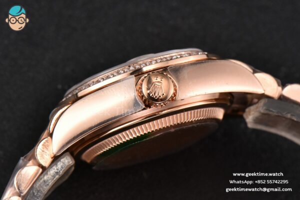DateJust 28MM Ladies WF RG Diamond White Dial Roma Marker Jubilee Bracelet A2236 - Image 28