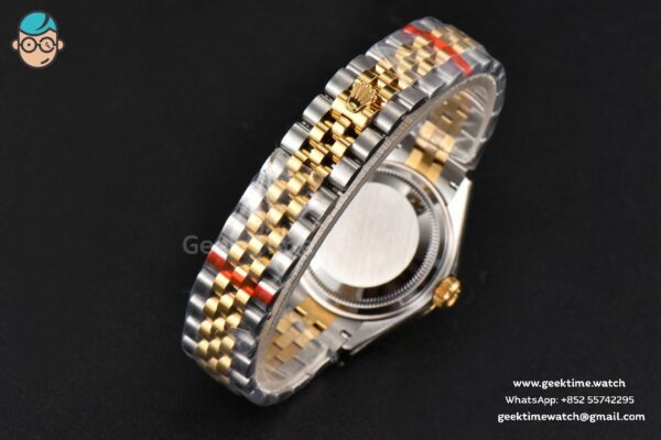 DateJust 28MM Ladies WF YG/SS Diamond White Dial Roma Marker Jubilee Bracelet A2236 - Image 28