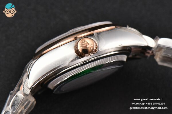 DateJust 28MM Ladies WF RG/SS Smooth Bezel Brown Dial Jubilee Bracelet A2236 - Image 15