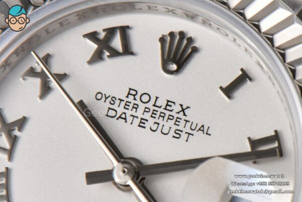 DateJust 28MM Ladies WF White Dial Roma Marker Jubilee Bracelet A2236 - Image 4