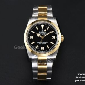 Explorer 124273 36mm YG/SS 316L BPF Black Dial YG/SS Bracelet A2824