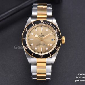 Heritage Black Bay S&G 41mm ZF quadrante YG bracciale YG/SS A2824
